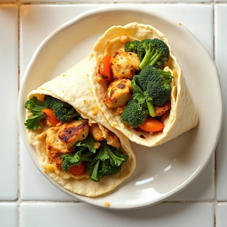 Delicious Grilled Chicken Wrap