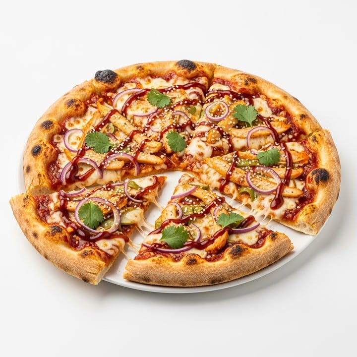 BBQ Chicken Pizza.