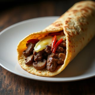 Philly Cheesesteak Wrap