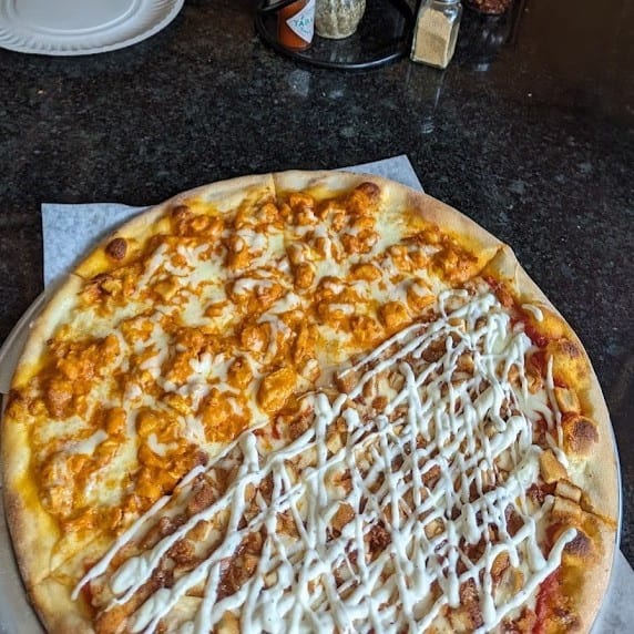 Buffalo Chicken Pizza.