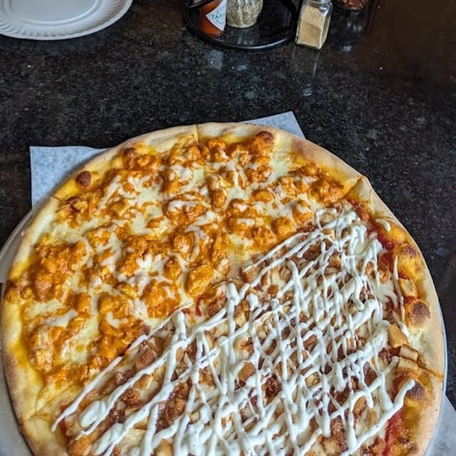 Buffalo Chicken Pizza.