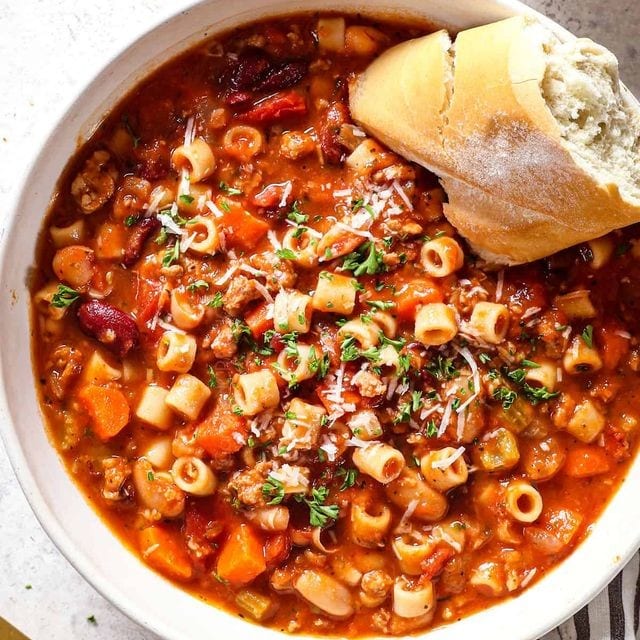 Pasta Fagioli Soup.