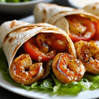 Grilled Shrimp Wrap