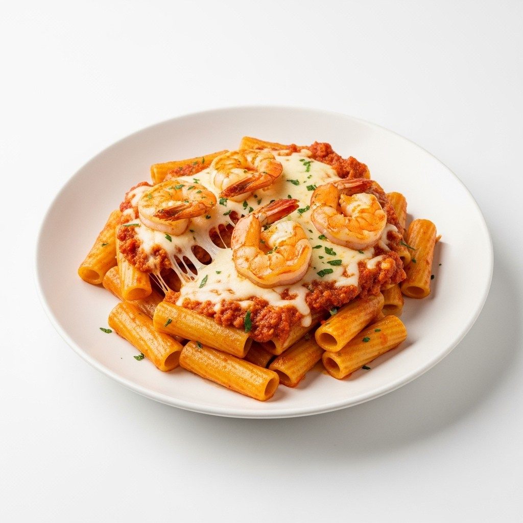 Shrimp Parmigiana.