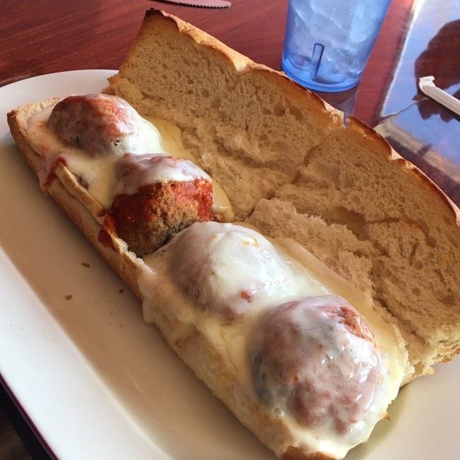 Meatball Parmigiana Wedge.
