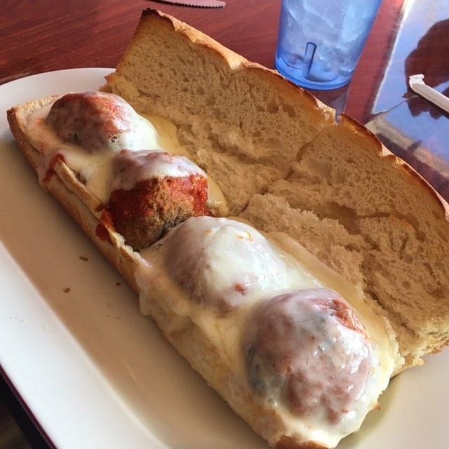 Meatball Parmigiana Wedge.
