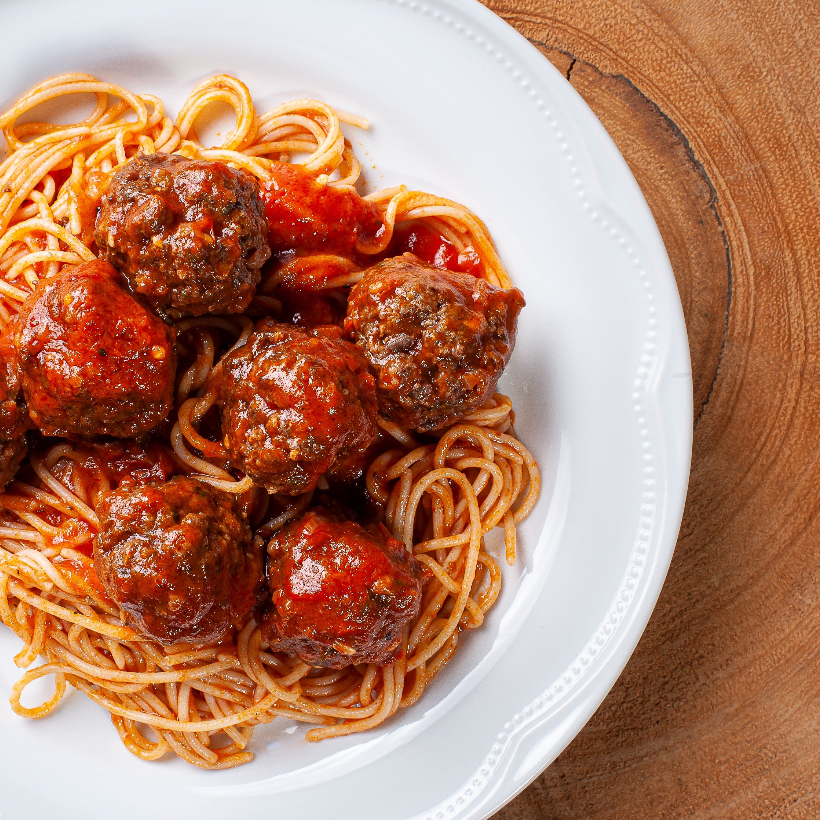 Kids Spaghetti with Meatballs.