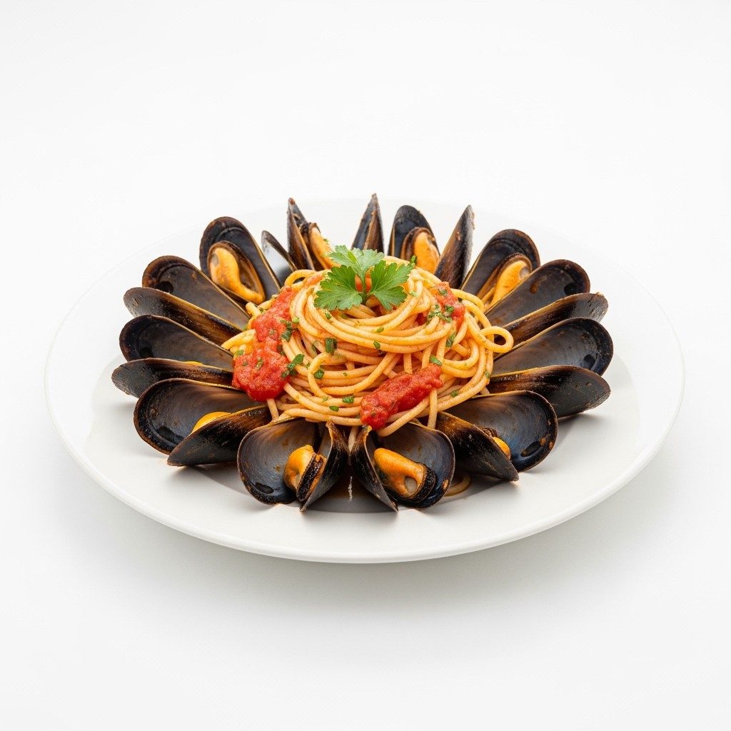 Mussels Fra Diavolo.